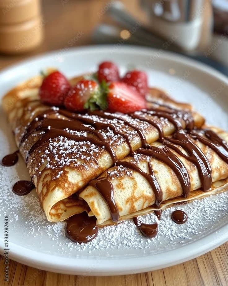 Crêpes au chocolat 