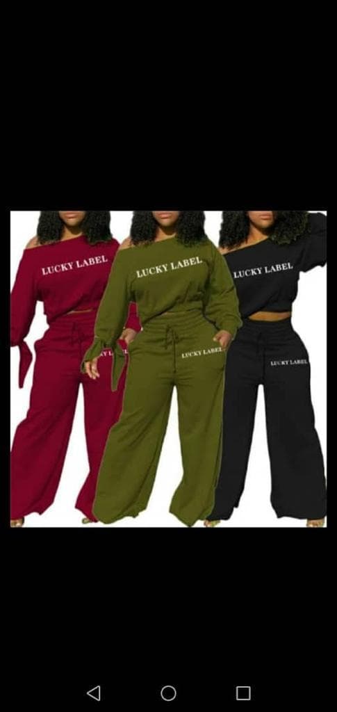Ensemble Lucky Label 2 Pièces - Top & Pantalon - Boutique - 1