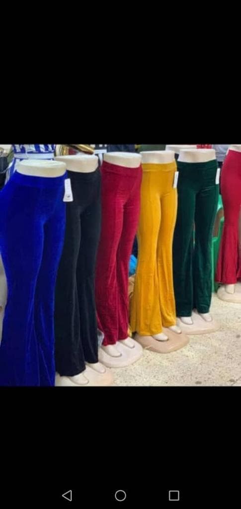 Pantalon Patte d'Eph en Velours Chic - ASY SHOP - Boutique