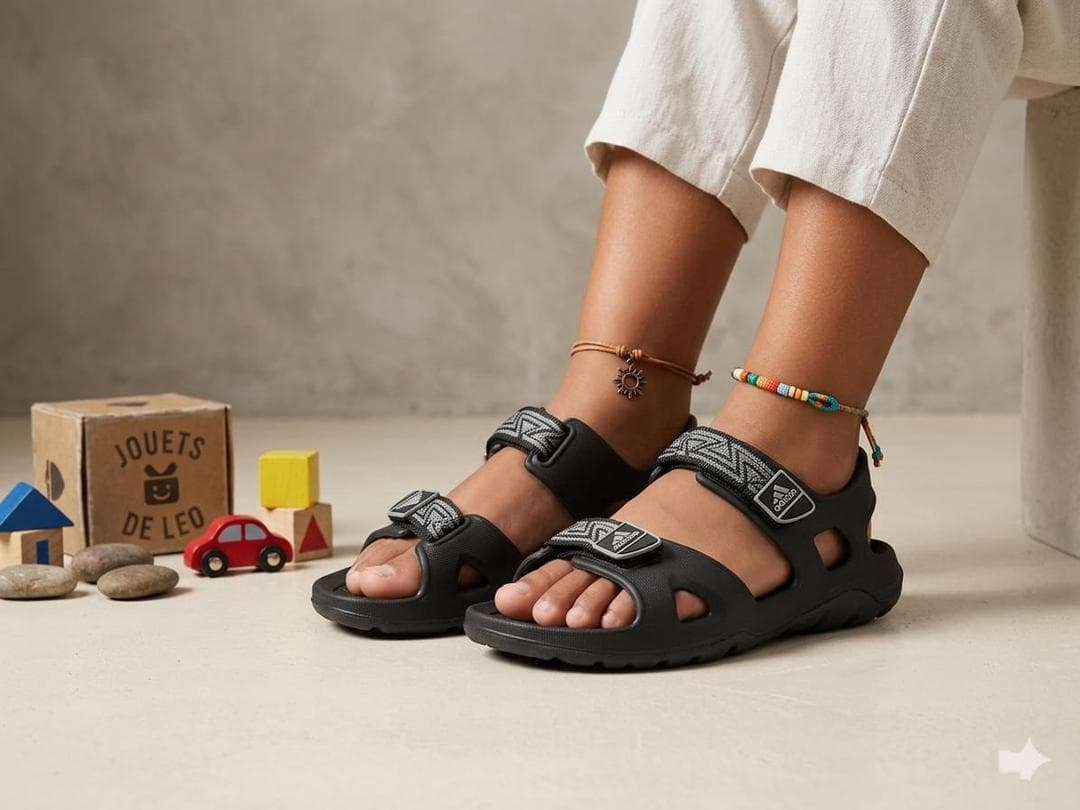 Sandales Adidas Enfant Noires - Confort & Style - Boutique