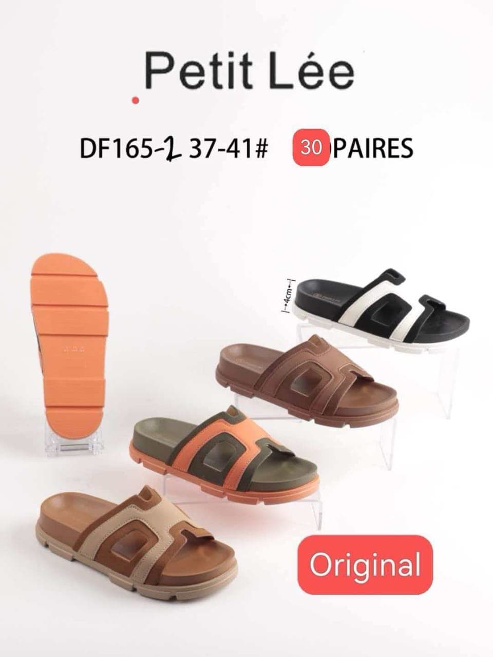 Claquettes Petit Lée H-Strap Confort