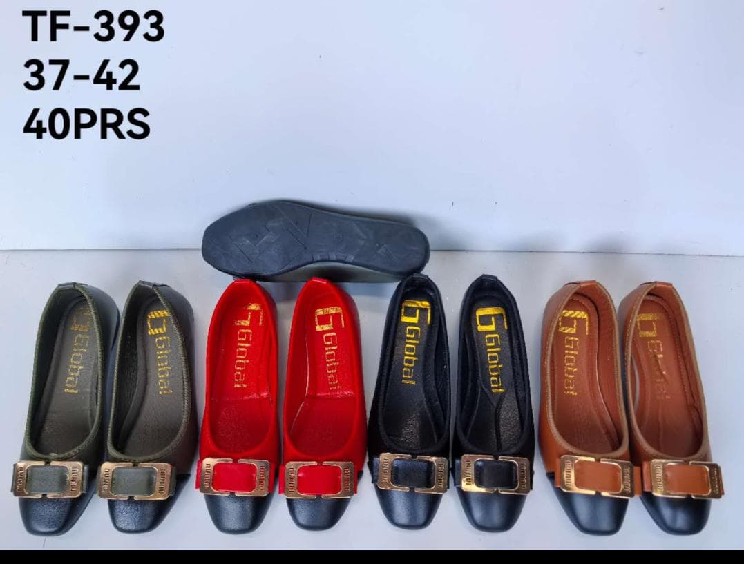 Ballerines Bicolores Boucle Dorée Global