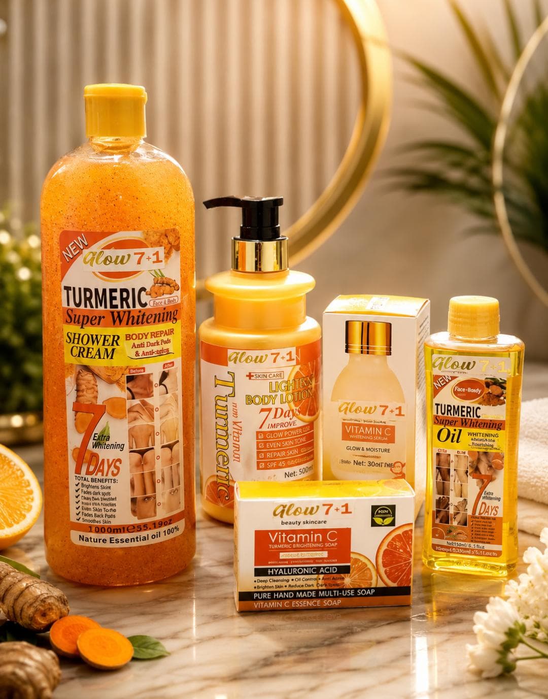 Coffret Soin Éclat Curcuma Glow 7+1 - 1